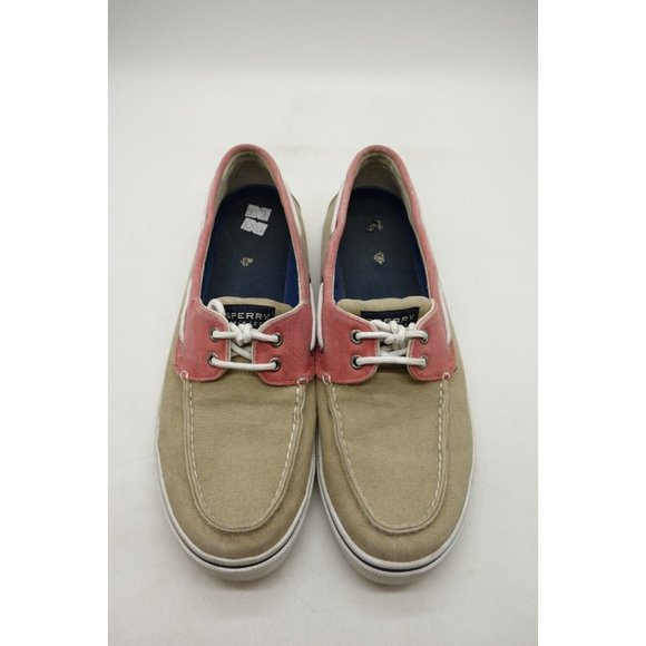 Sperry Top Sider Brown Canvas Casual Slip On Deck Loafers Shoes Men\'s 12 M main image 10